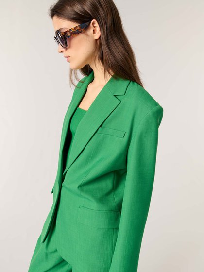 Maje Green Women's blazer