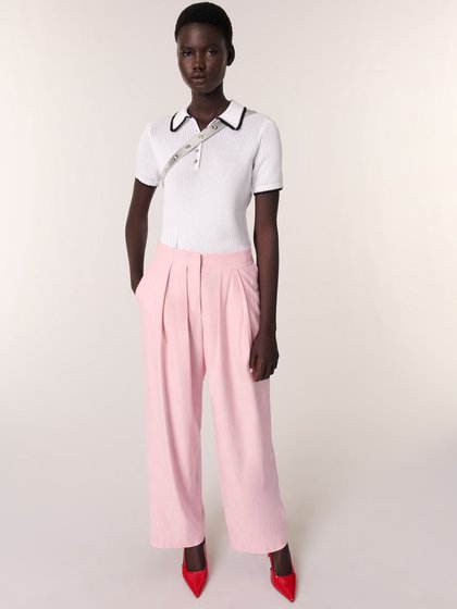 Maje Red Women's trousers