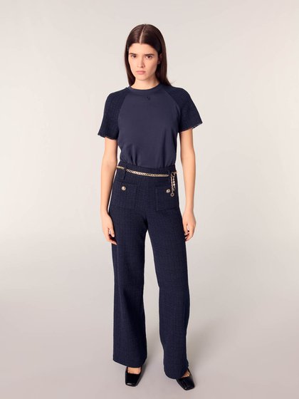 Maje Navy Women's trousers