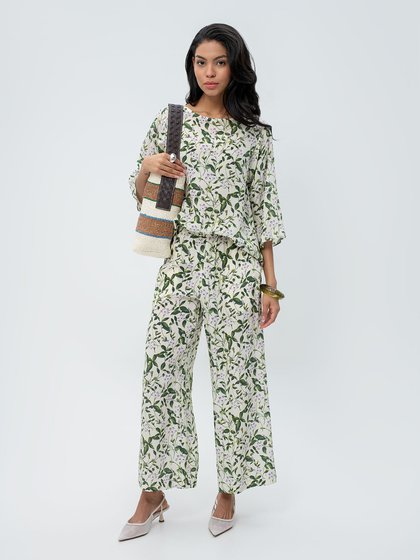 Weekend Max Mara Creamy Women's trousers