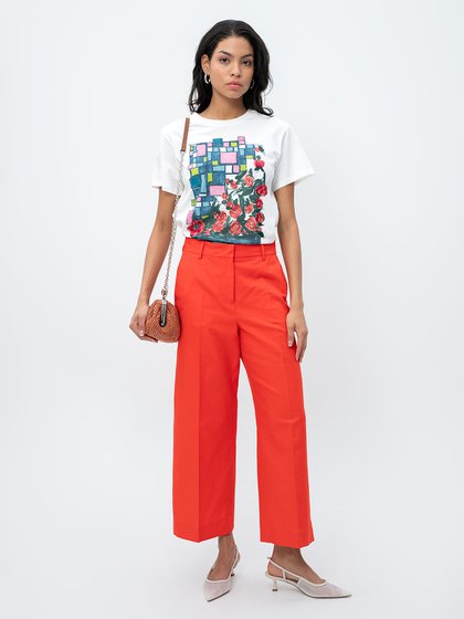 Weekend Max Mara Orange Women's trousers