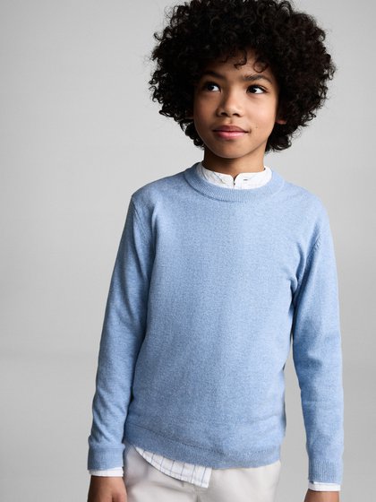 MANGO KIDS Sinine Poiste sviiter