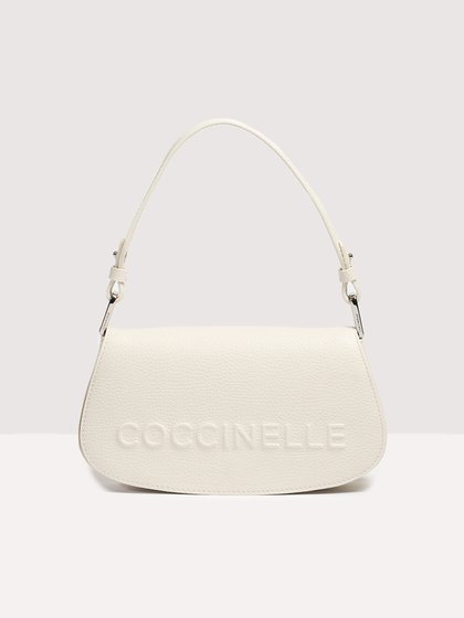Coccinelle Valge Naiste nahast kott