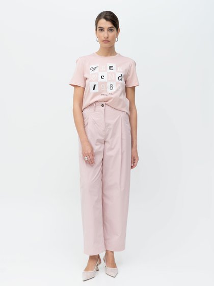 Weekend Max Mara Light pink Women's trousers