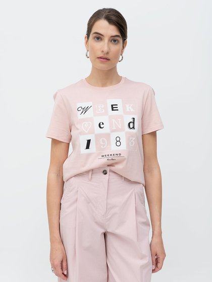 Weekend Max Mara Light pink Women's t-shirt s/s