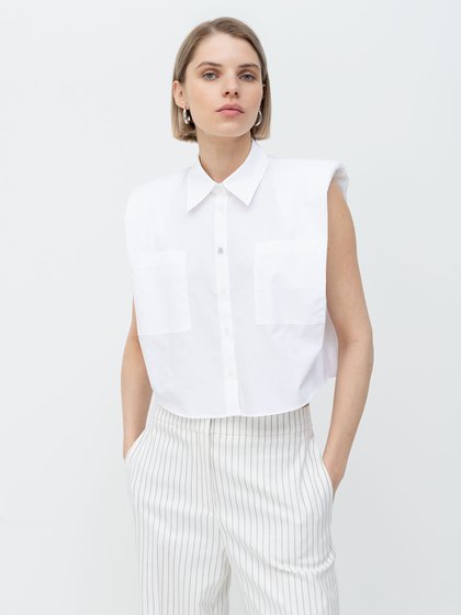 HUGO White Women's blouse