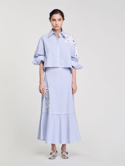 Sandro Blue Women's skirt