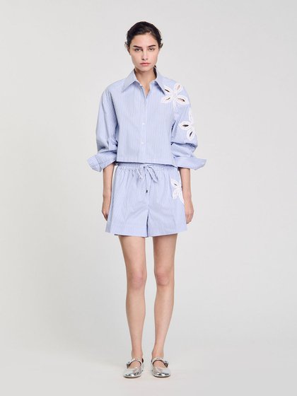 Sandro Blue Women's shorts