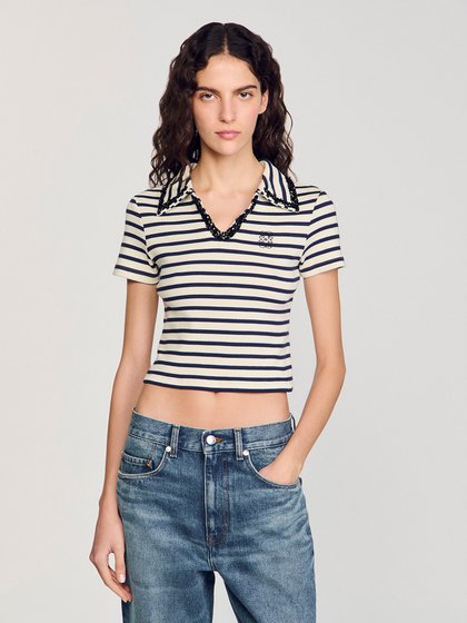Sandro Creamy Women's t-shirt s/s