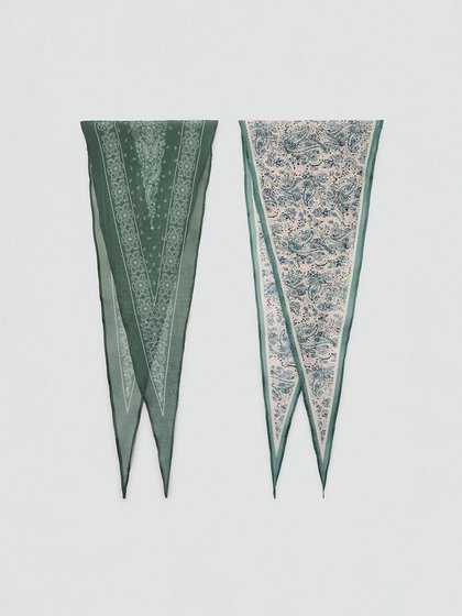 MANGO Green Women's scarf
