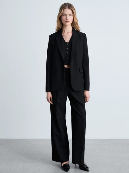 MANGO Black Women's blazer