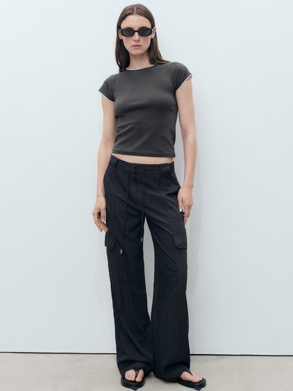 MANGO Stone Women's t-shirt s/s