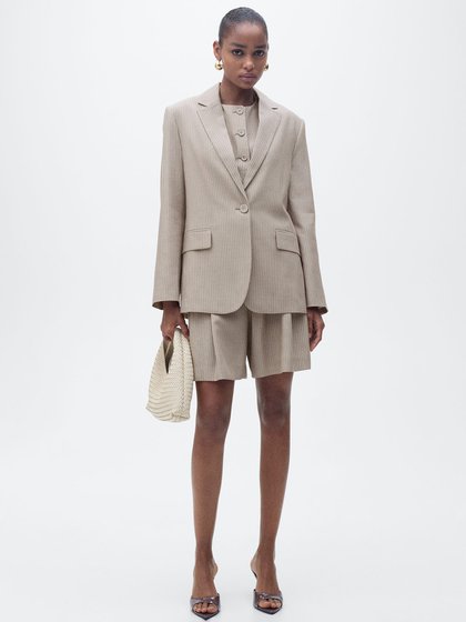 MANGO Brown Women's blazer
