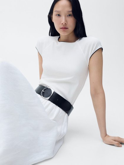 MANGO White Women's t-shirt s/s