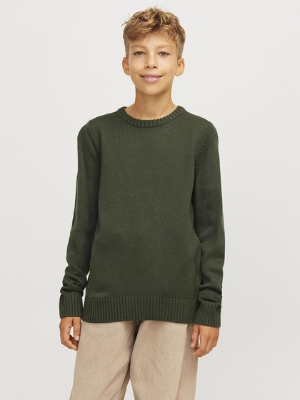 Jack & Jones Junior Khaki Poiste sviiter