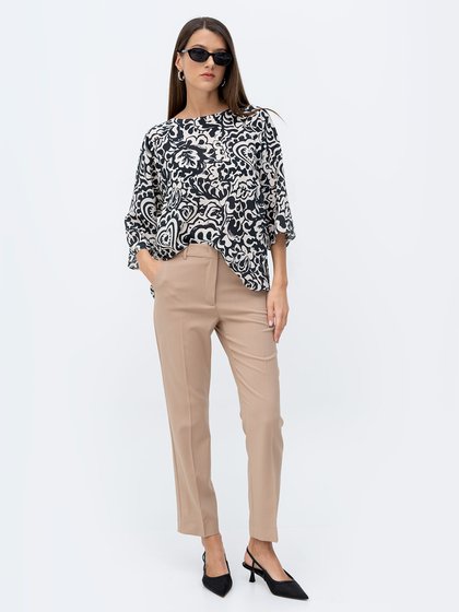 Weekend Max Mara Beige Women's trousers