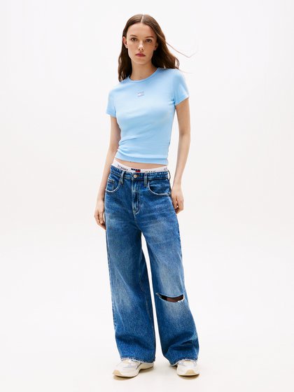 Tommy Jeans Blue Women's t-shirt s/s