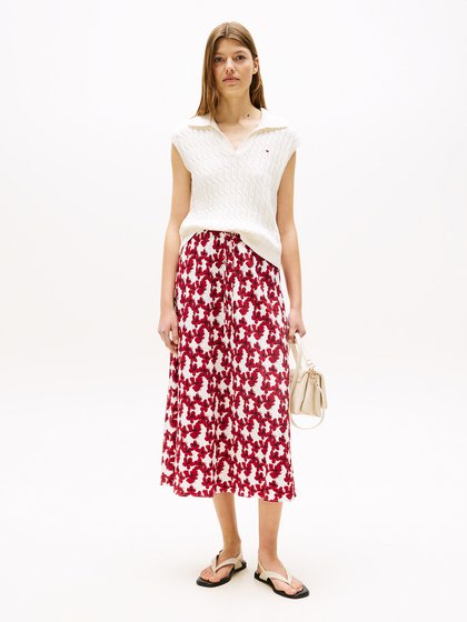Tommy Hilfiger Red Women's skirt
