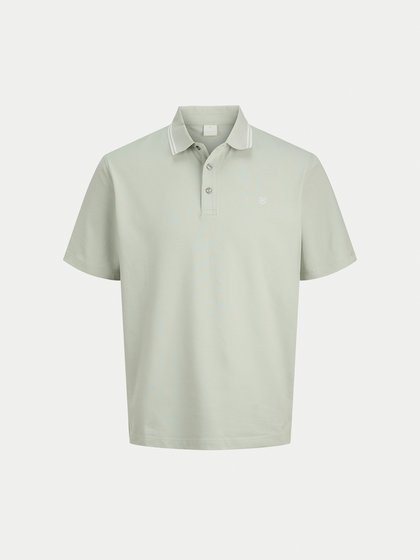 Jack&Jones Heleroheline Meeste polo särk lühikeste varrukatega