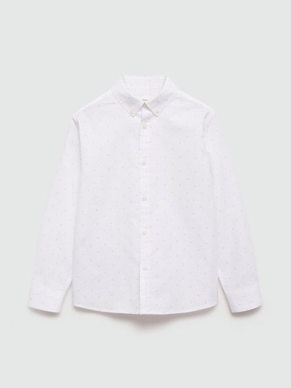 MANGO KIDS White boy's shirt l/s