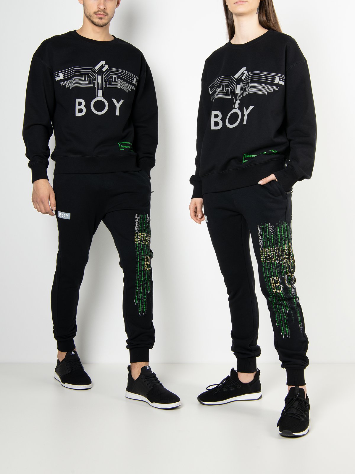 ボトムスその他 BOY LONDON SS24 PANTALONE (BOYEAGWSPJGGBKGD BLACKGOLD) BOY TEXT JOGGERS – BOY London