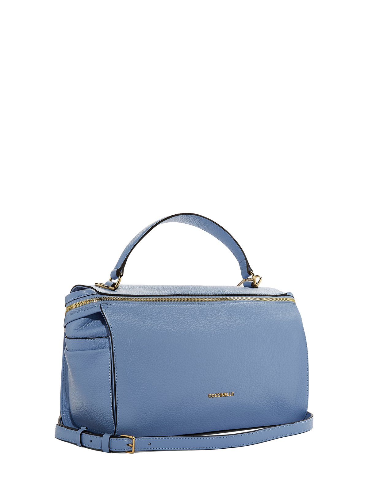 Women s leather handbag blue Coccinelle Soulz.lt