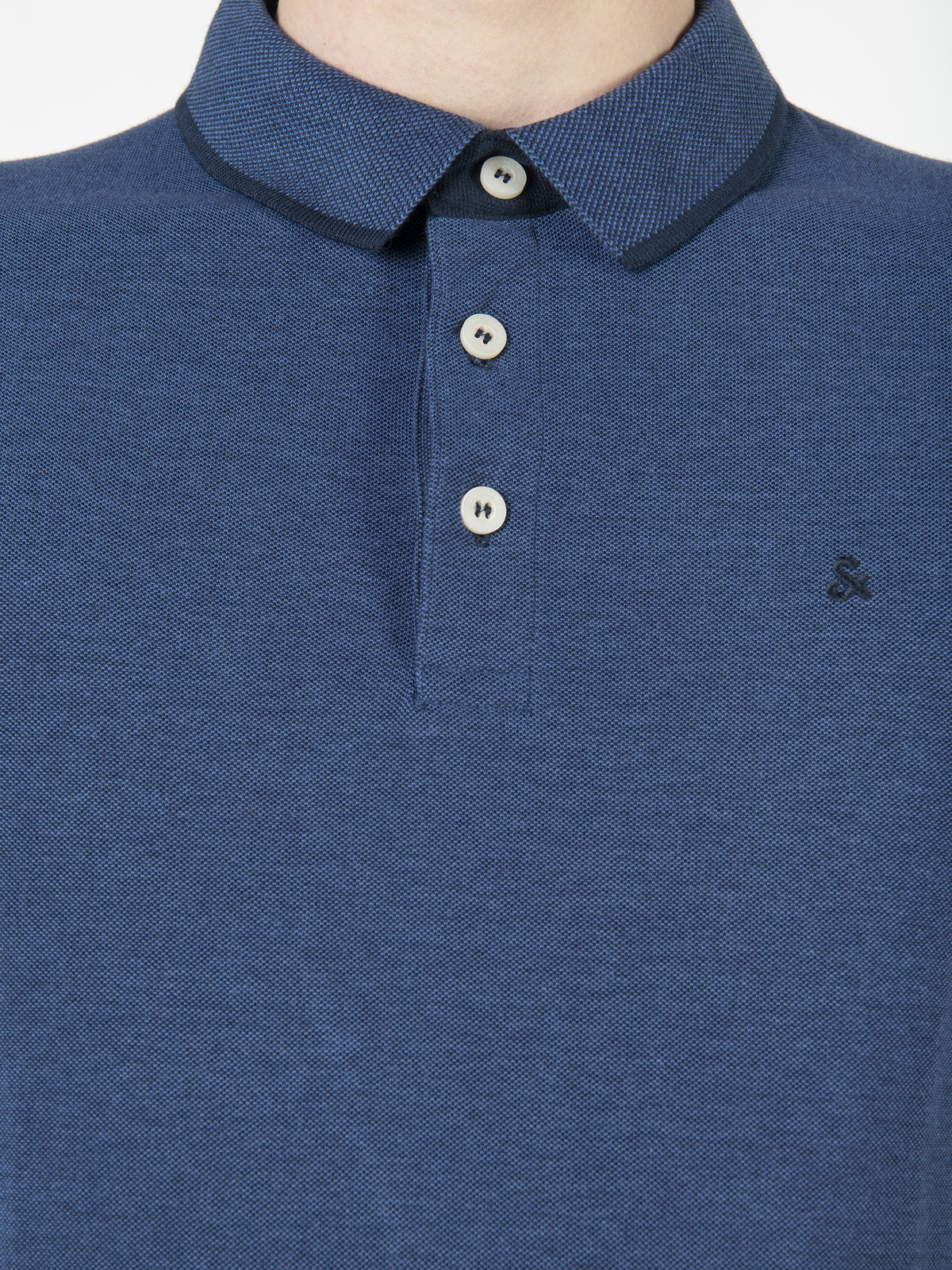 blue men polo