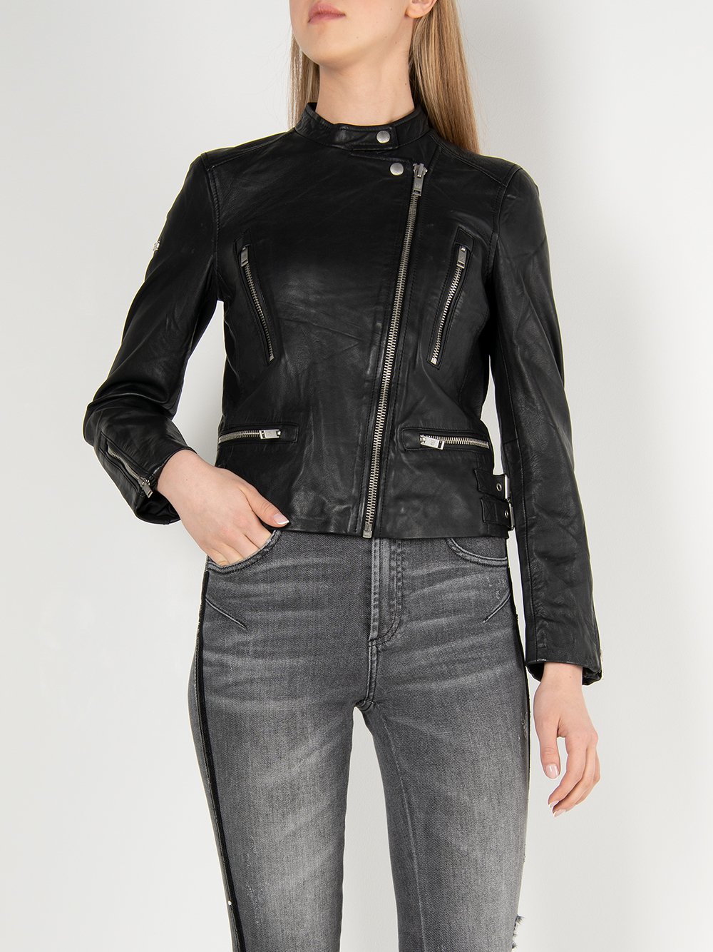 Superdry womens clearance leather jacket