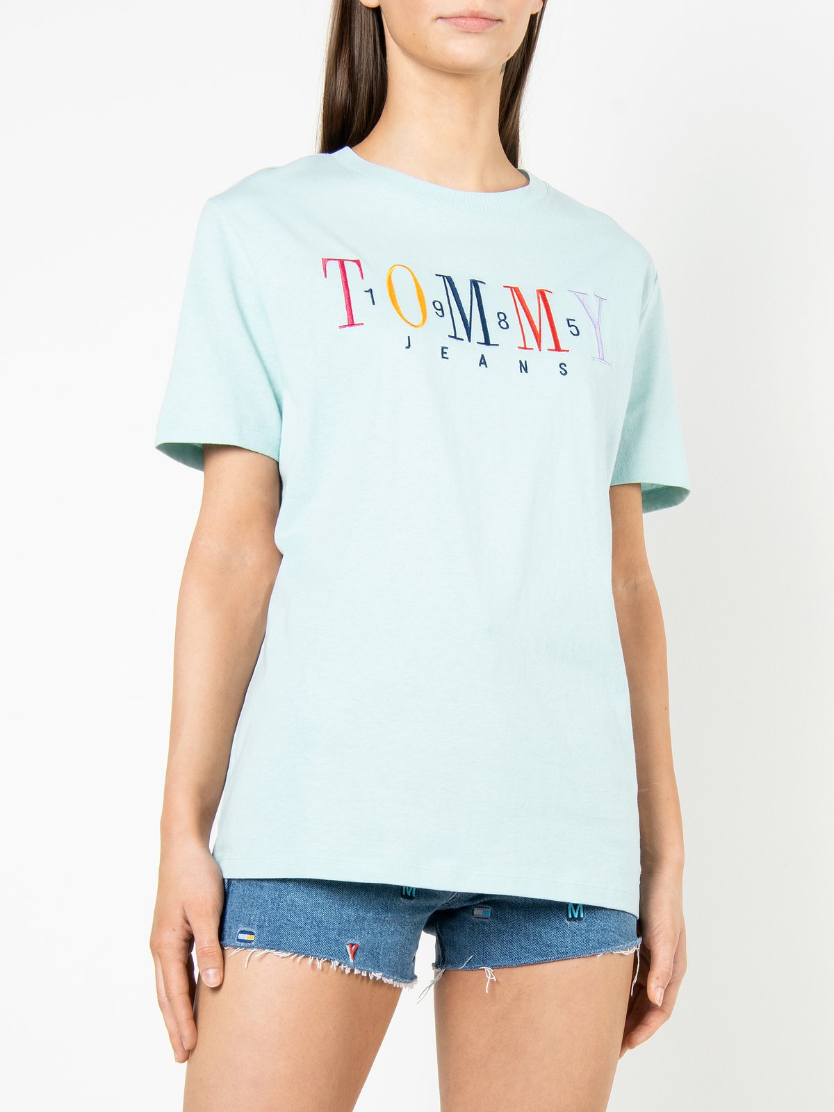 tommy jeans embroidered t shirt