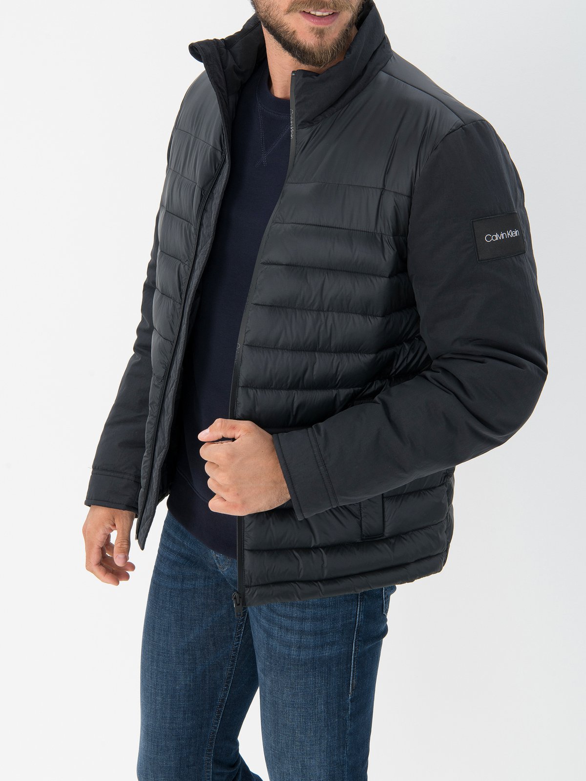 calvin klein ultron hooded jacket