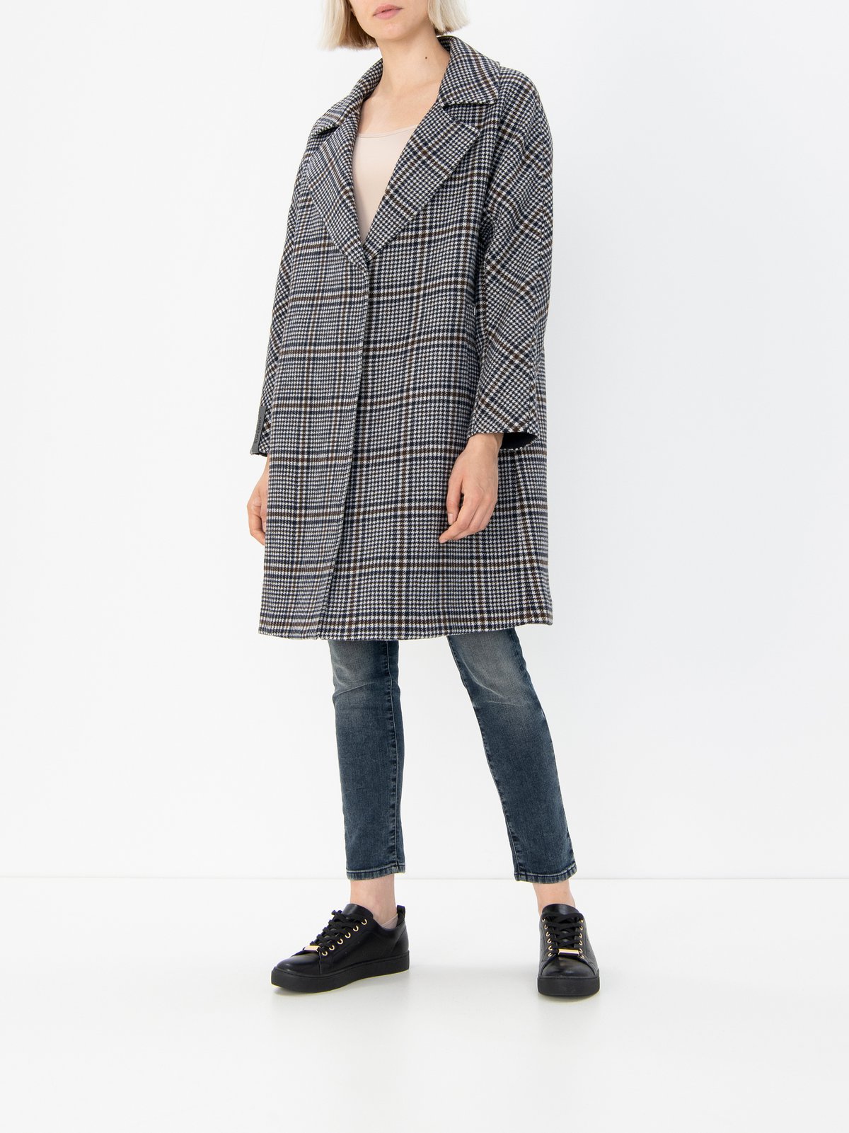 superdry check coat