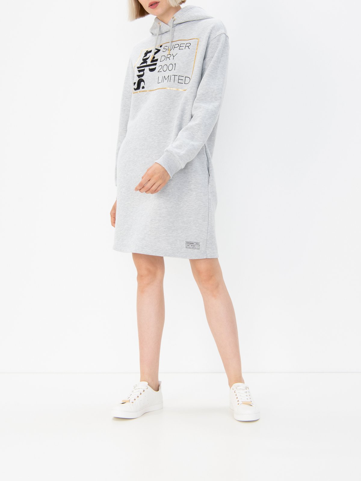 Superdry oversized scandi hooded dress hot sale