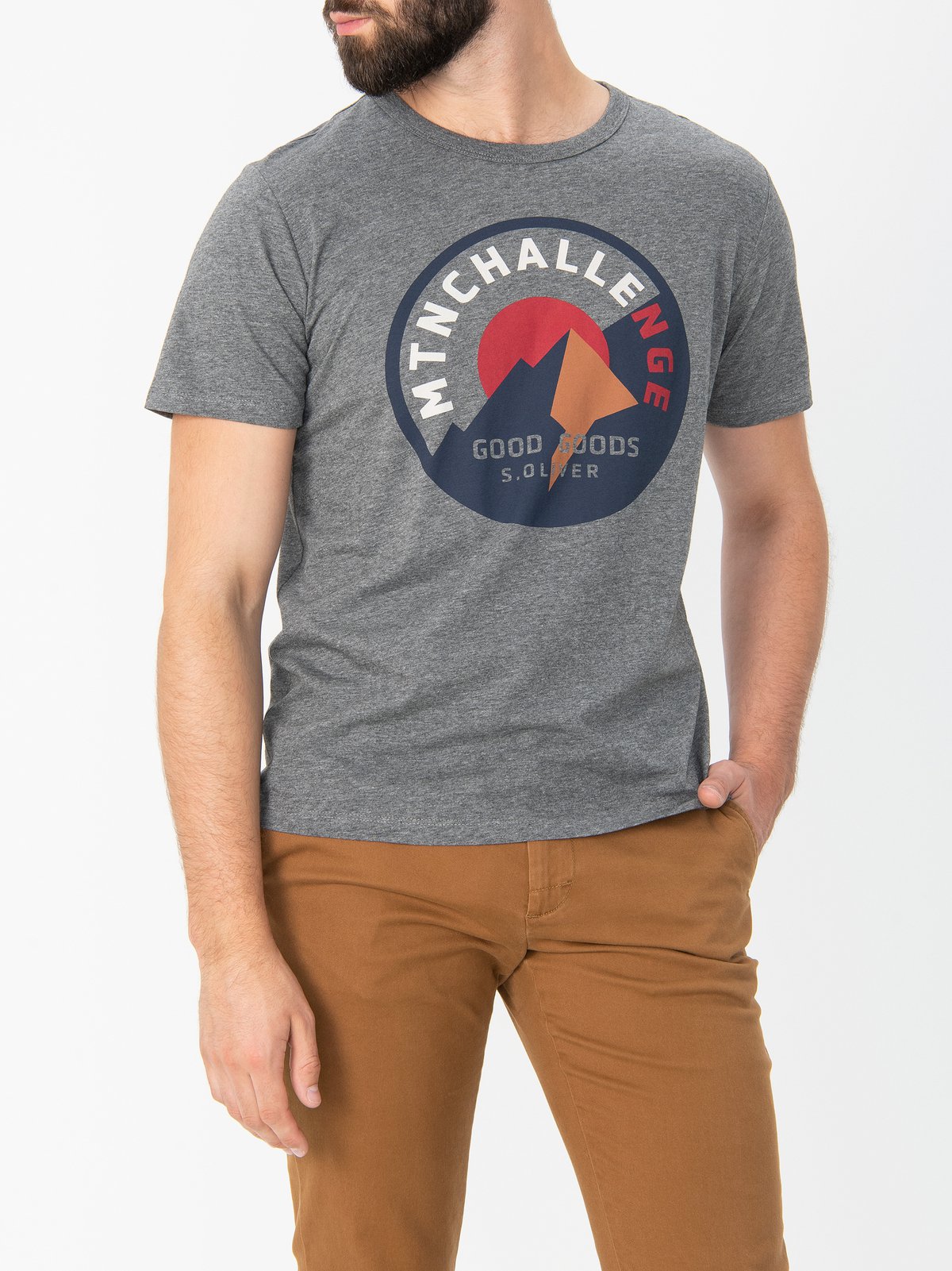 Men's t-shirt s/s grey