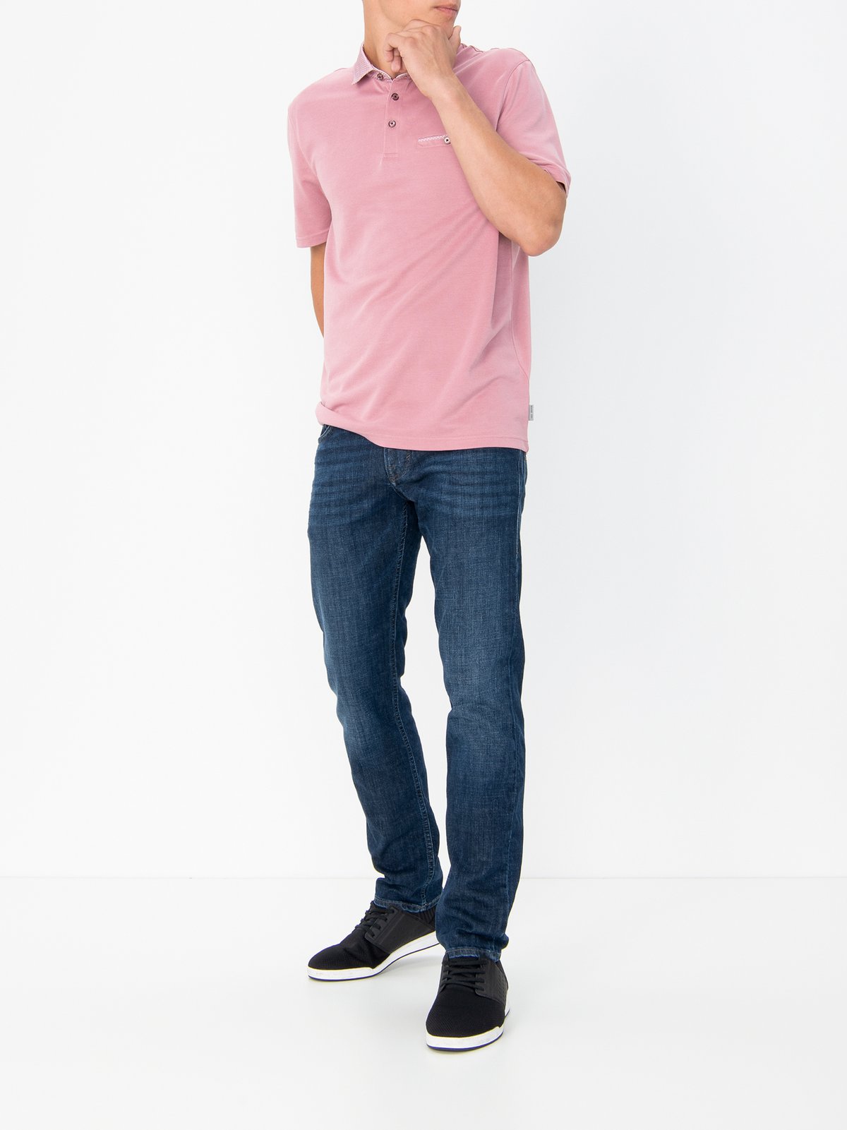 ted baker pink polo shirt