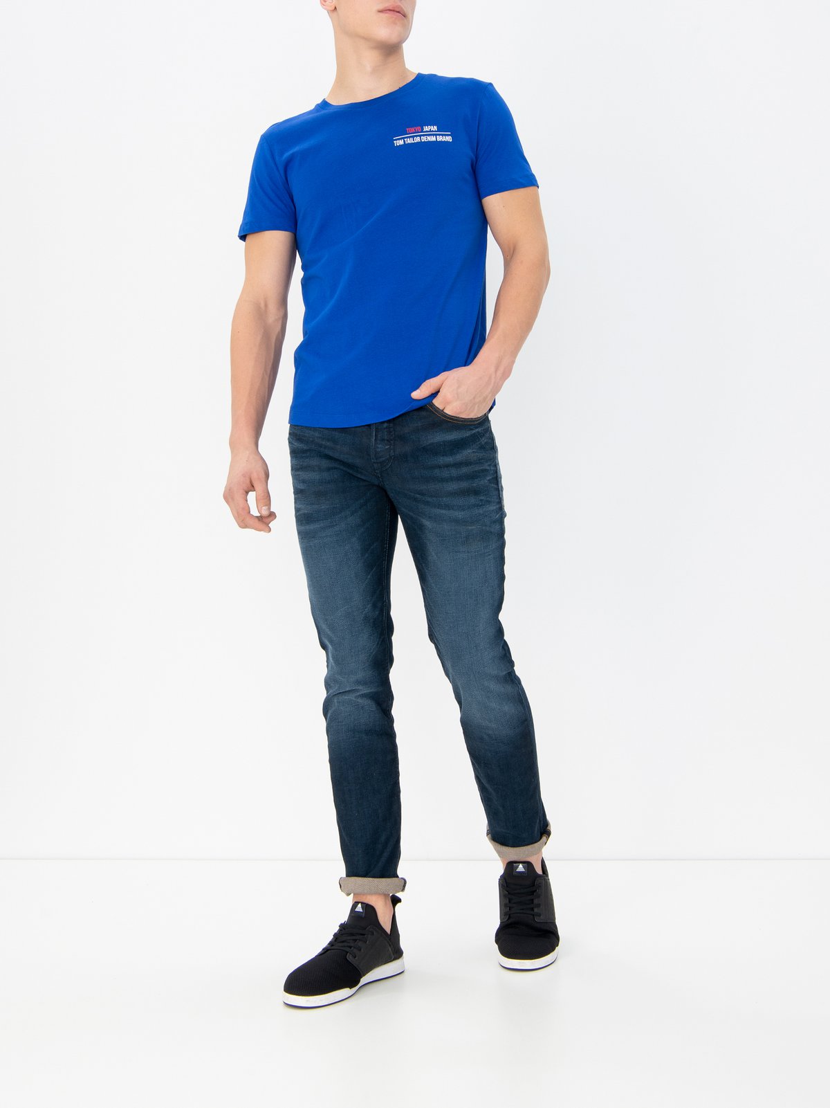 Men's t-shirt s/s blue Tom Tailor Denim