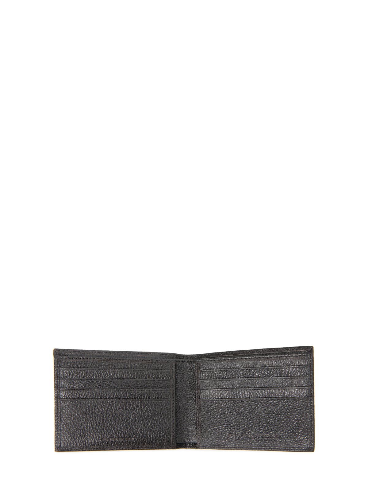 armani mens leather wallet