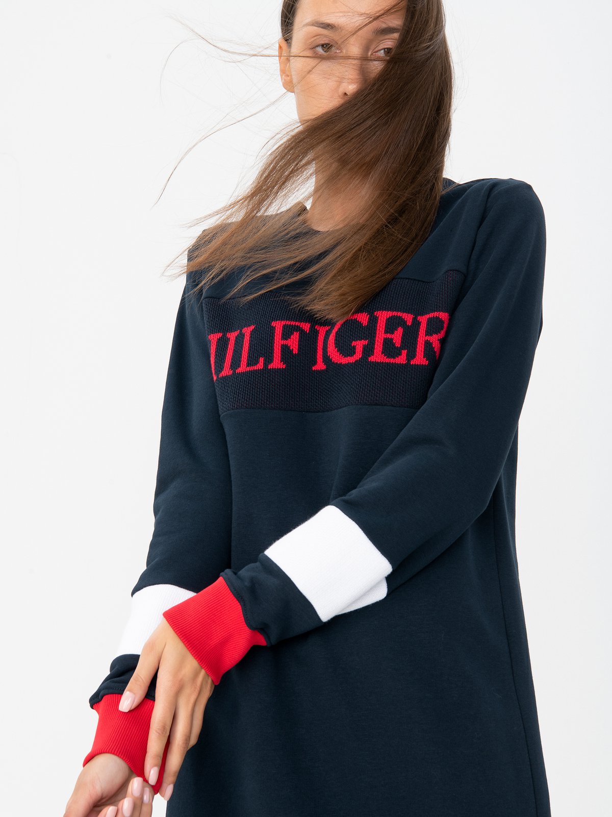 tommy hilfiger hoodie grey womens