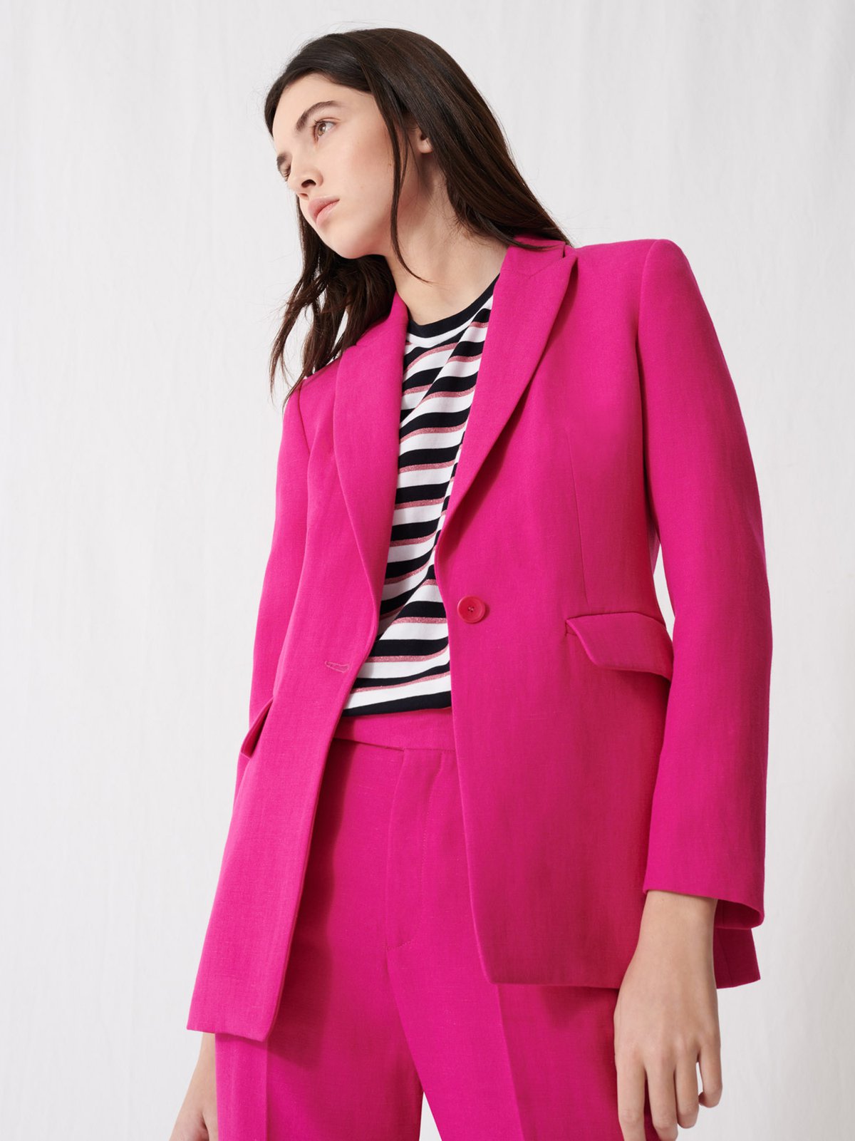 French connection 2024 pink blazer