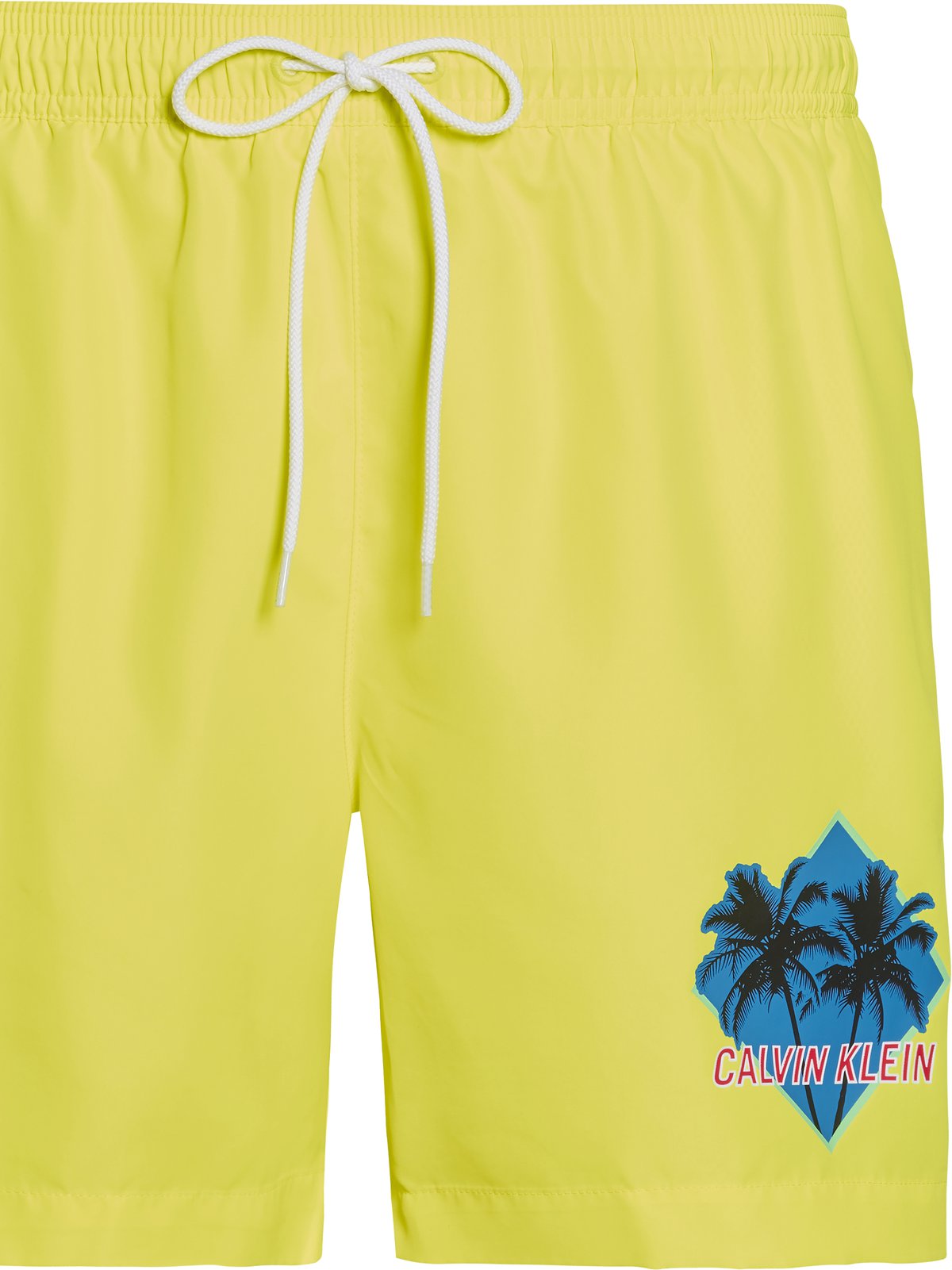 calvin klein yellow swim shorts