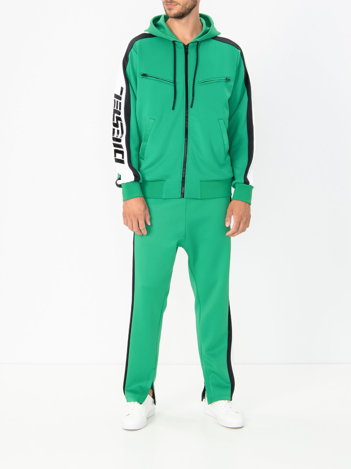 diesel green tracksuit