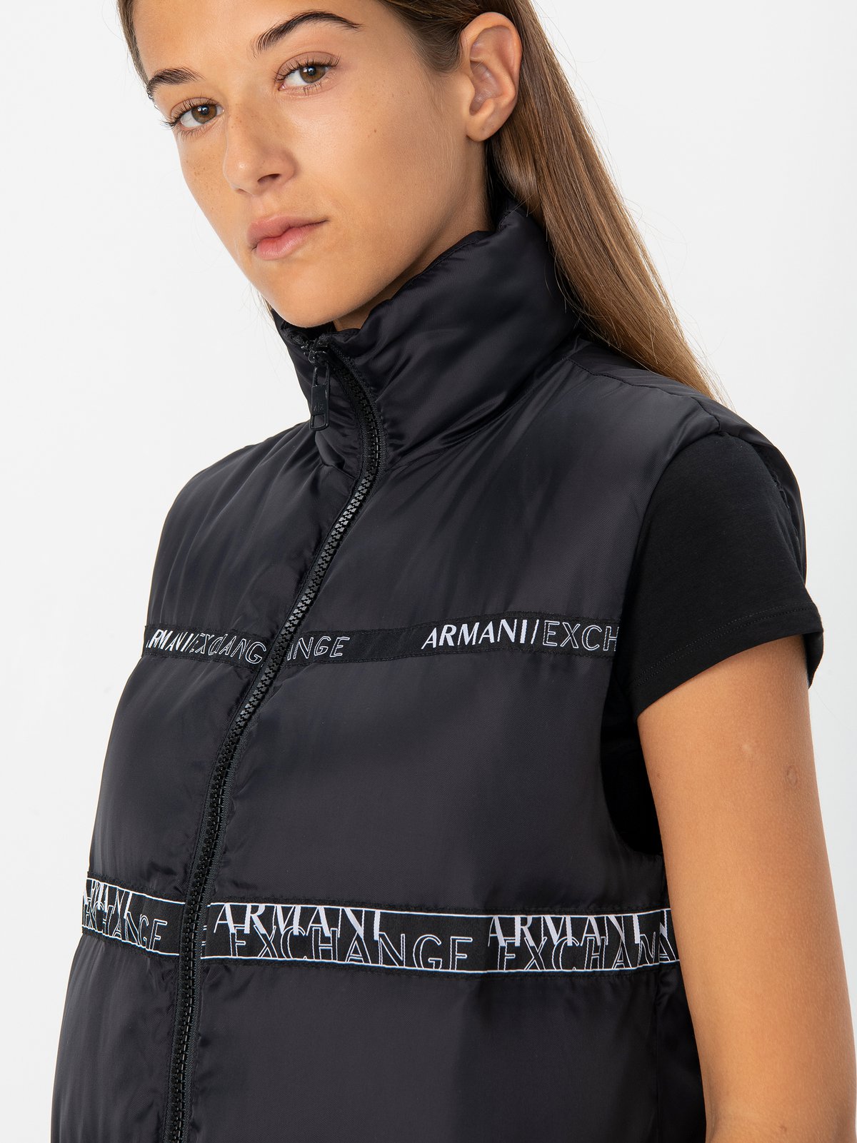 Women s vest black Armani Exchange Soulz.lv