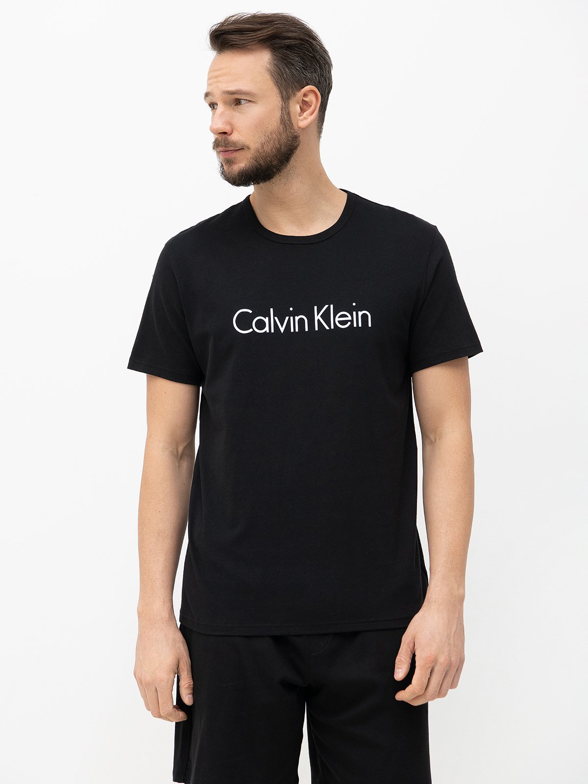 calvin klein black shirt men