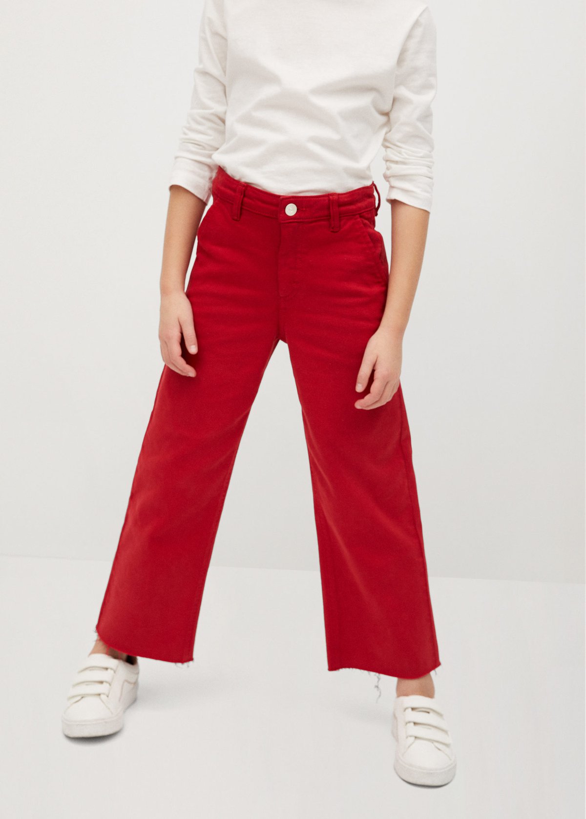 Red best sale mango jeans