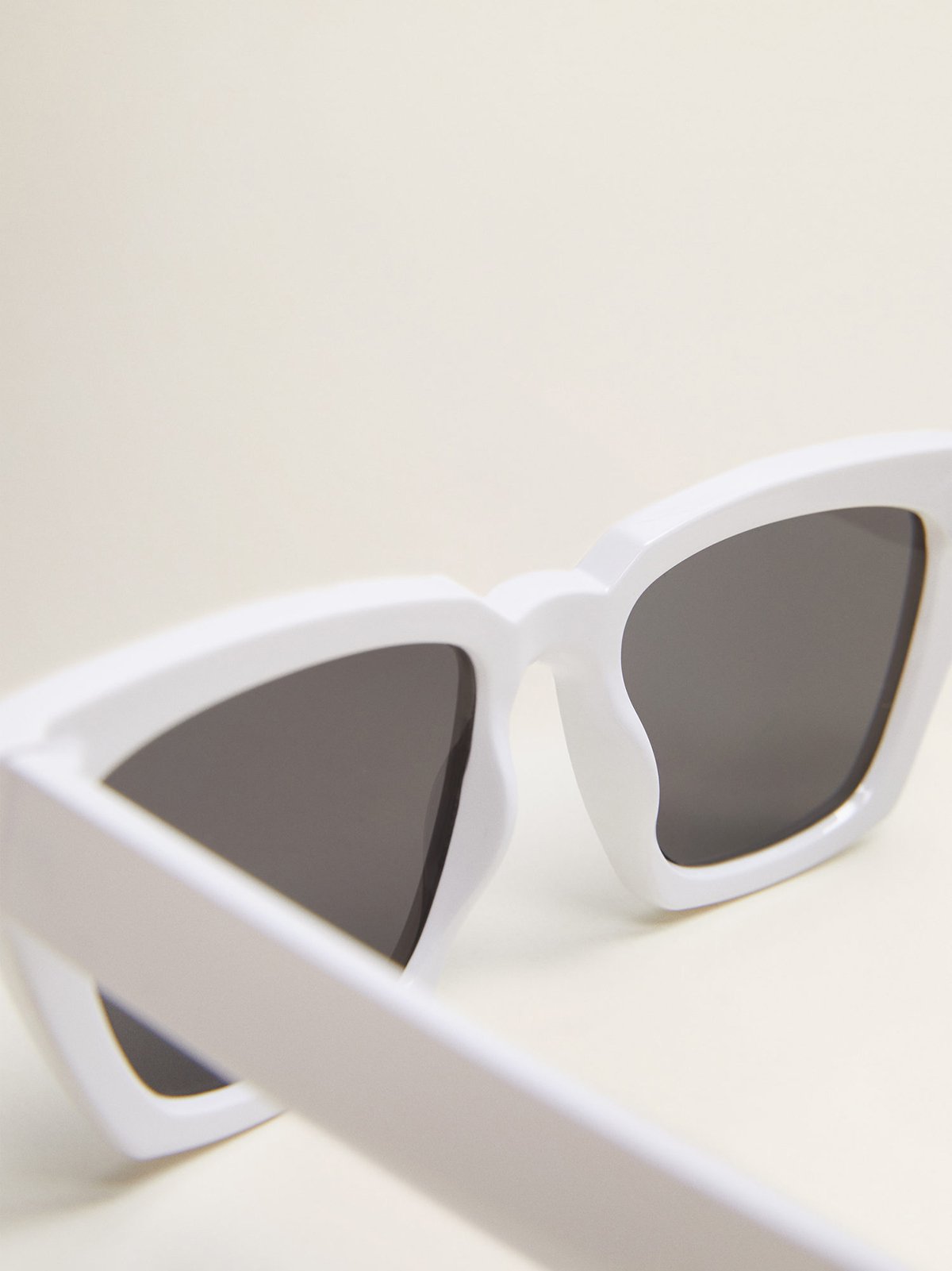 mango white sunglasses