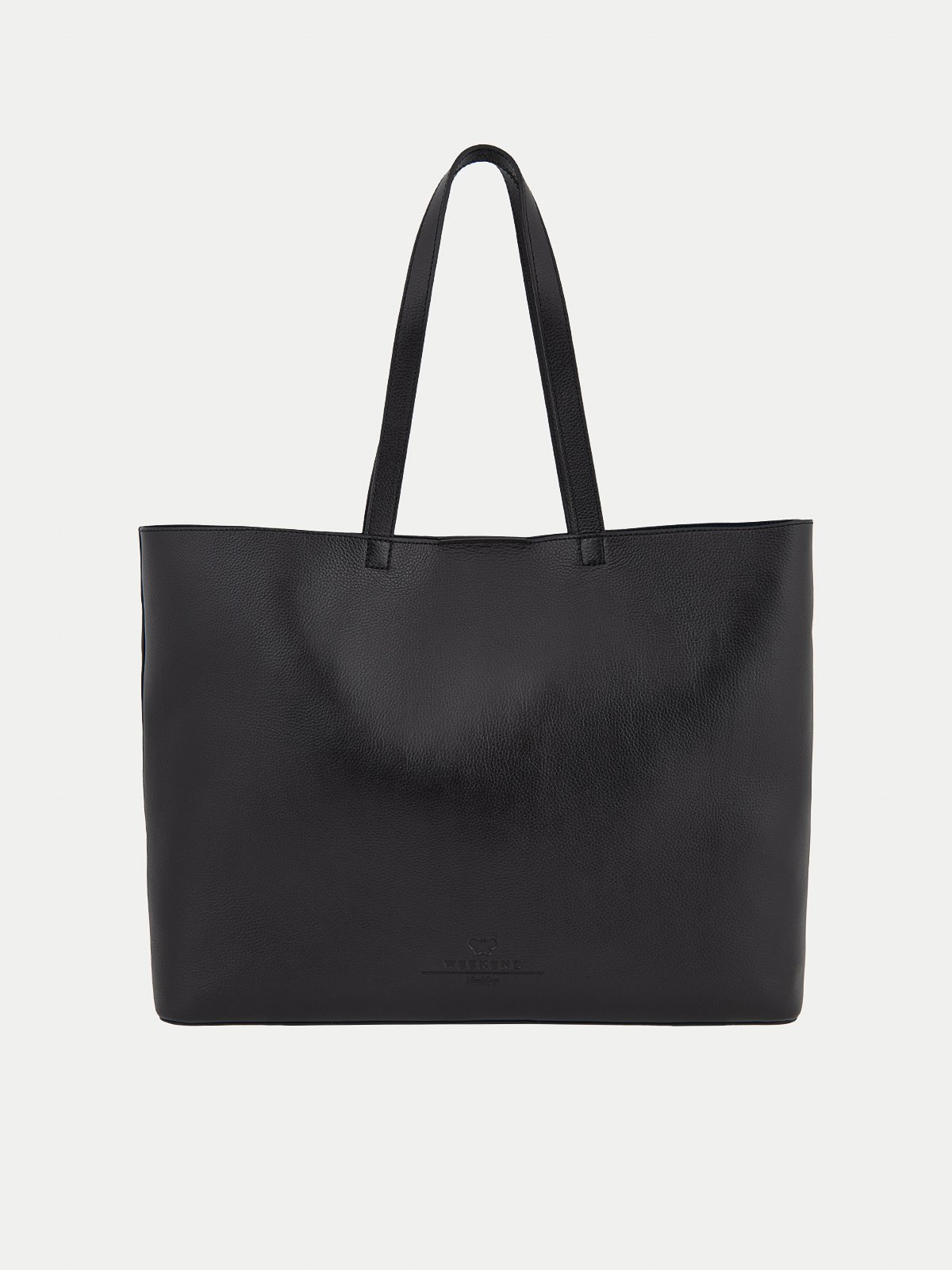 まぁ Women's leather handbag black Weekend Max Mara | Soulz.lt