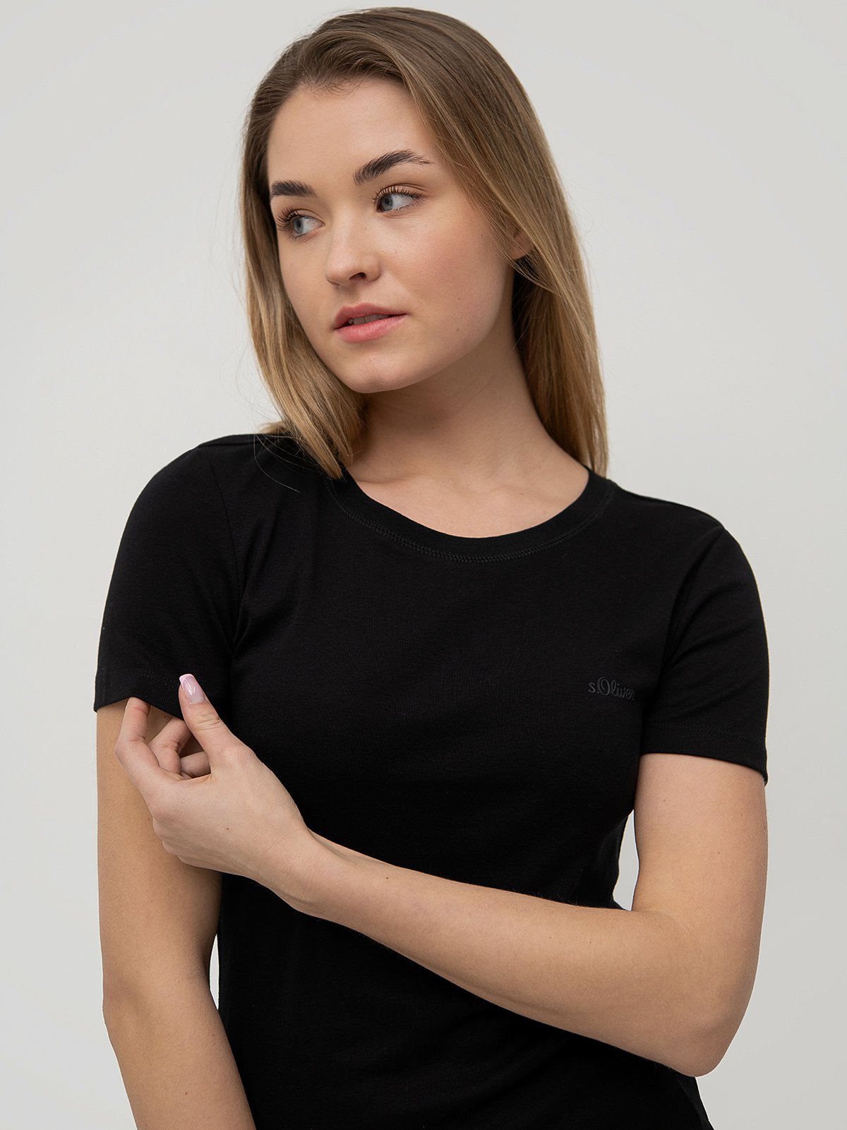 S.Oliver Maglietta Donna - Girocollo - Maniche Corte - Vestibilità Regular - Cotone - Casual - 5