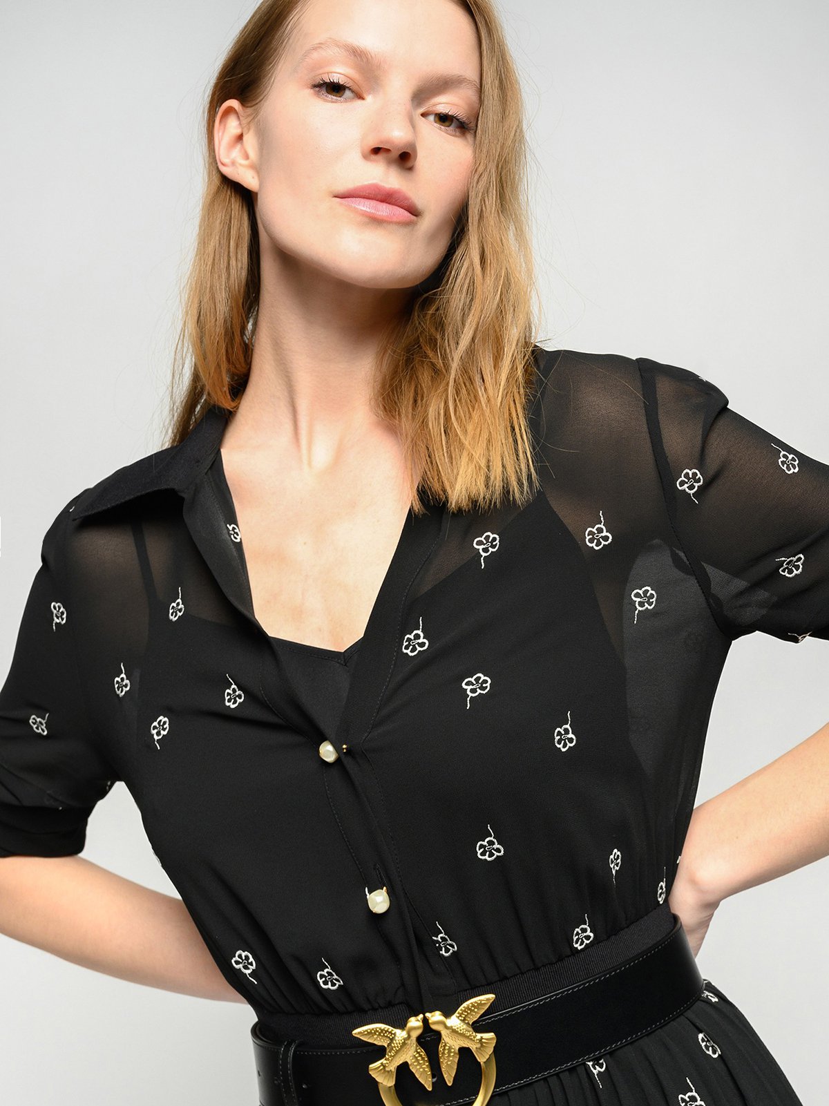ワンピース PINKO Woman Dress Black 104665A2CK Z1T PINKO: Dress woman - Black | Pinko dress 104665A2CK online