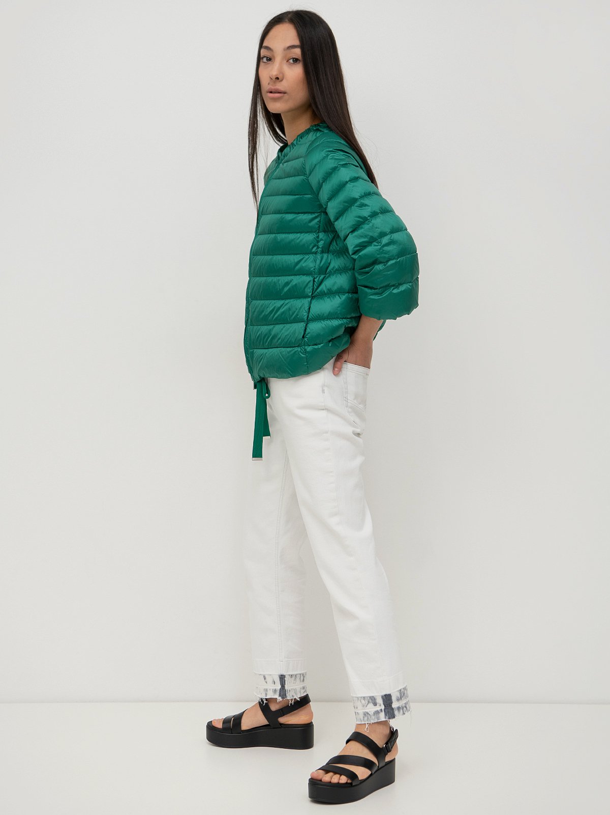 ジャケット MARELLA Women Jackets 2513281012200DRAMMA002 GREEN Women's down jacket green Marella | Soulz.lt