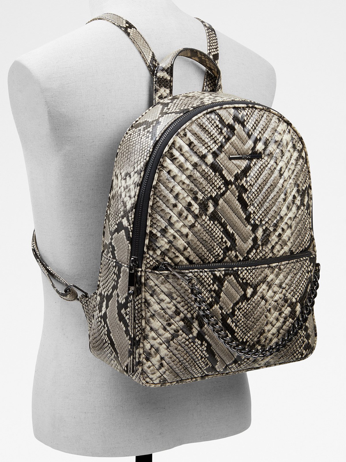 Aldo silver backpack online