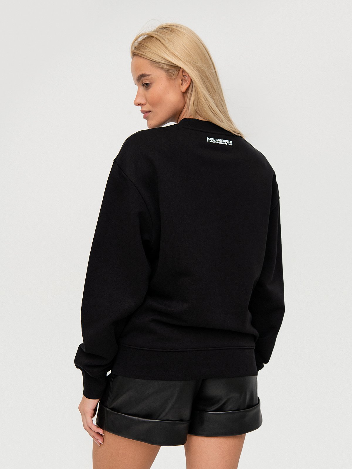 Women's pullover black Karl Lagerfeld | Soulz.lt